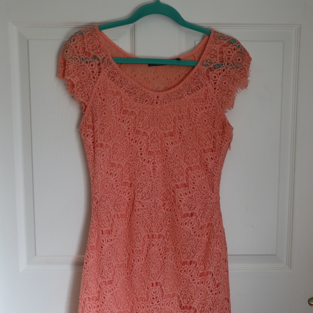 Peach Cocktail Dress